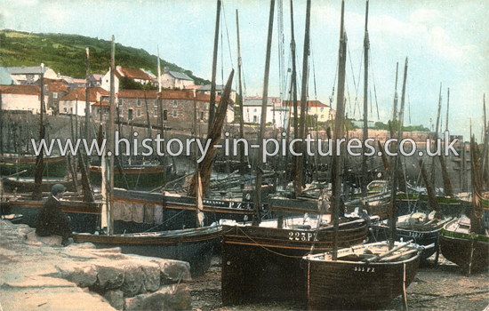 The Harbour, Mousehole, Penzance, Cornwall. c.1910
